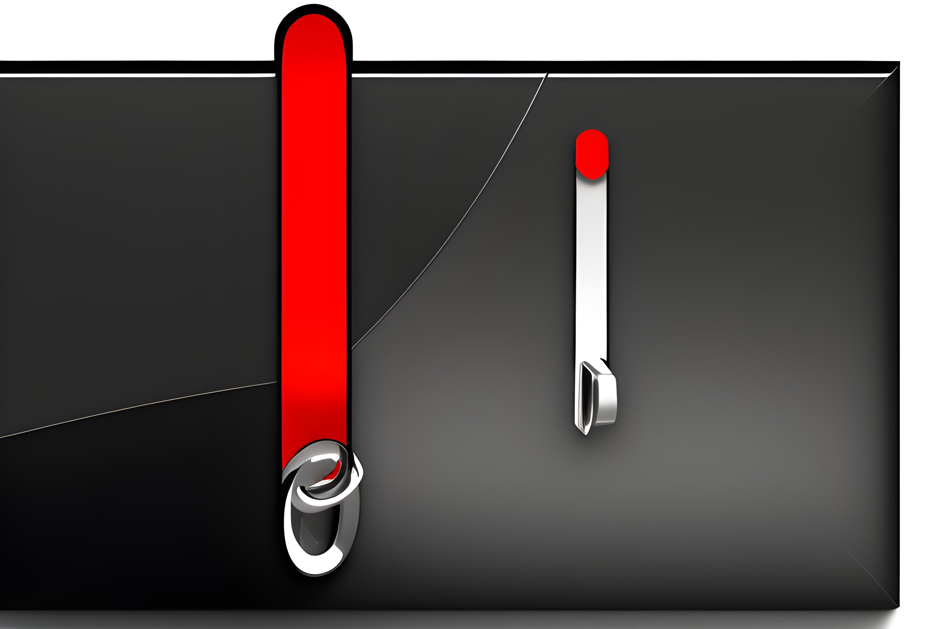 black folder icon for file explorer with red X and a keylock on the front.  white background easy to remove.